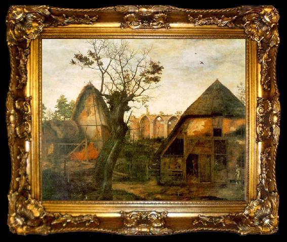 framed  DALEM, Cornelis van Landscape with Farm, ta009-2